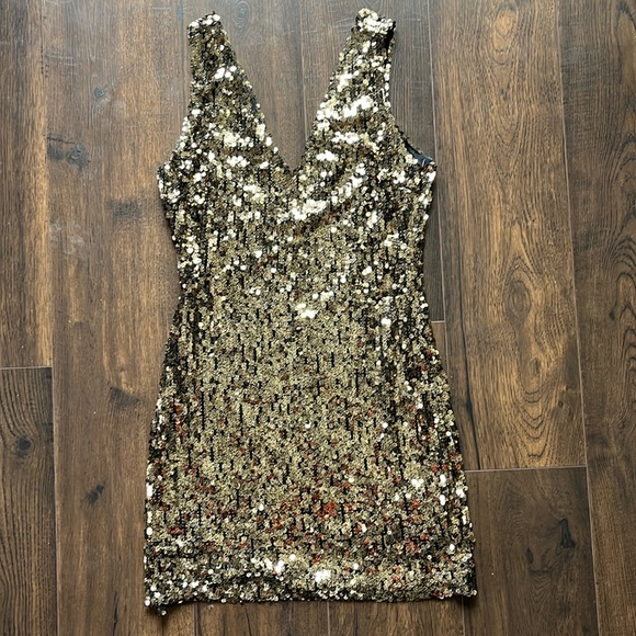 Sequin Mini Dress - Picture 1 of 7